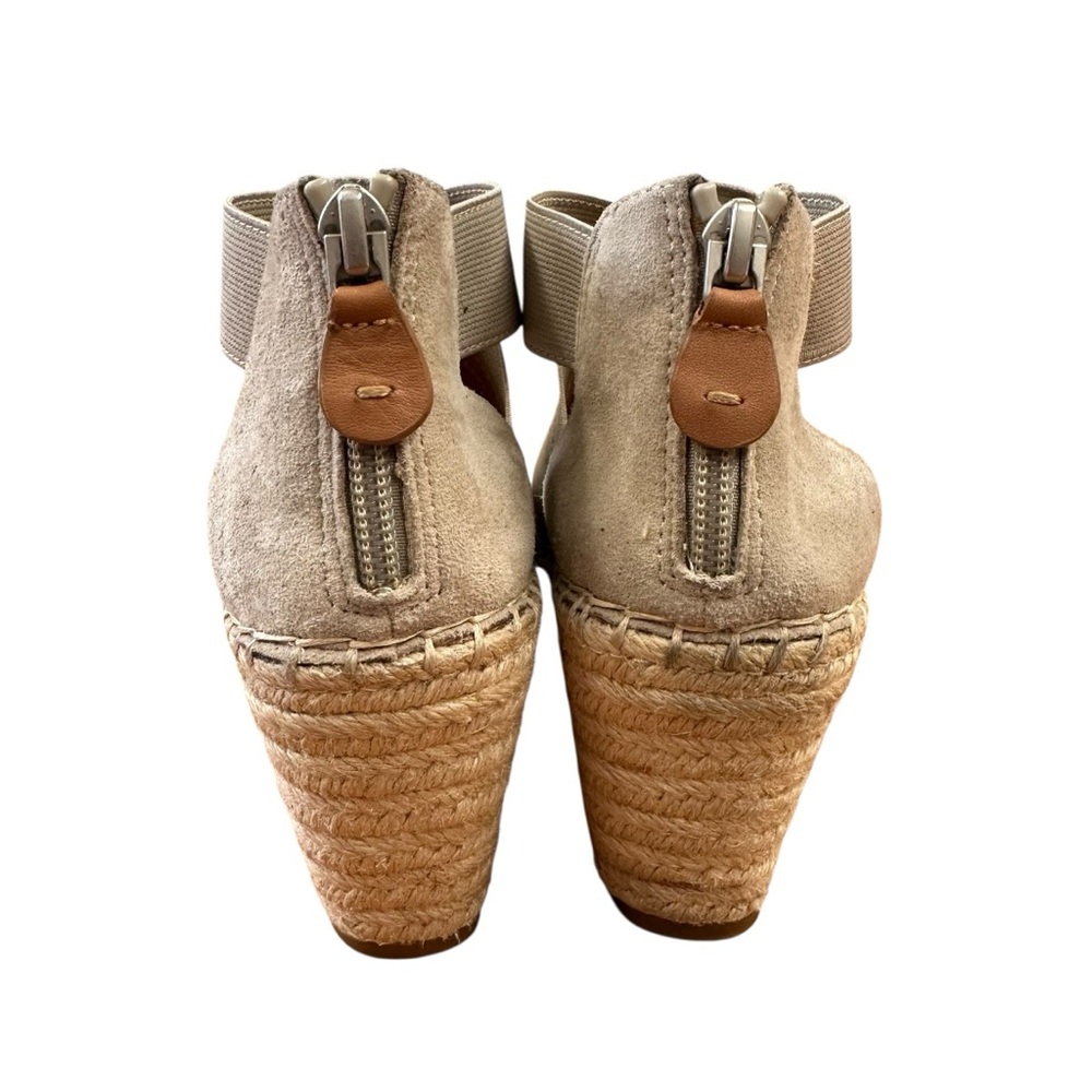 Gentle Souls by Kenneth Cole Colleen suede  wedge espadrille sandals 7.5 - Picture 5 of 11